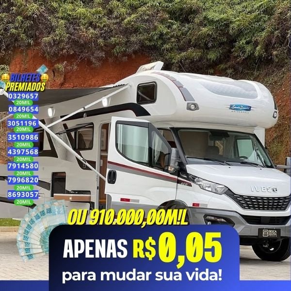 Motor Home 2025 ou R$910.000 no Pix 💰 🚀